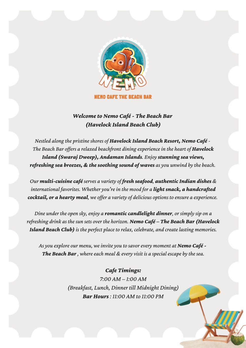 Nemo Cafe Food Menu2