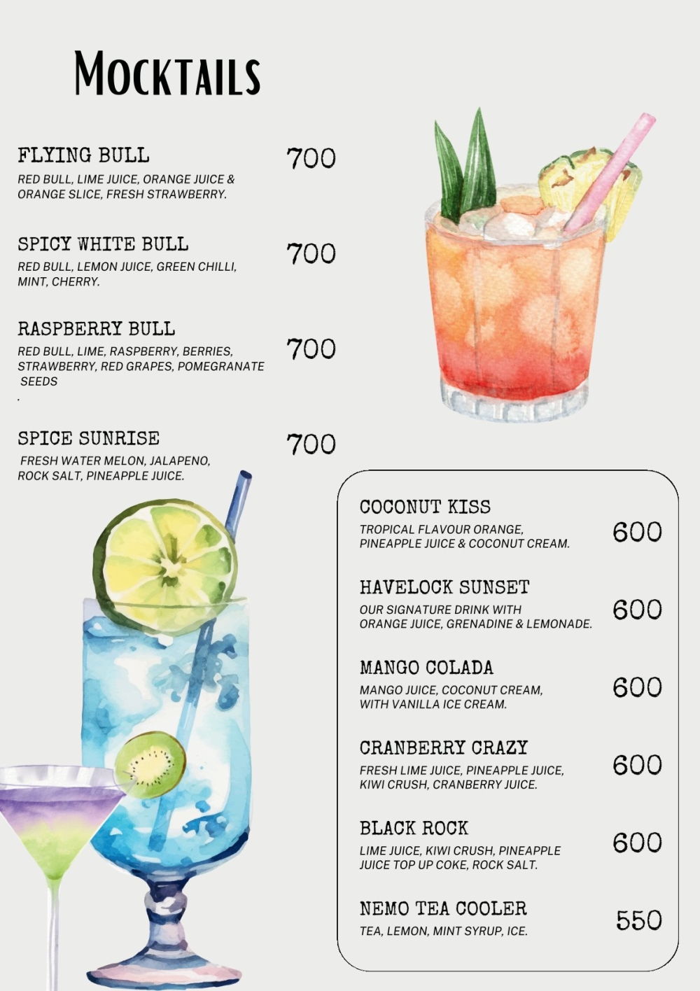 Nemo Cafe Bar Menu3