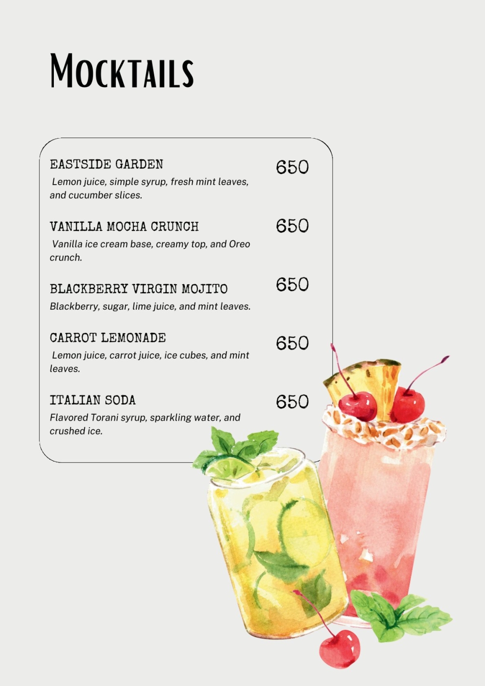 Nemo Cafe Bar Menu5