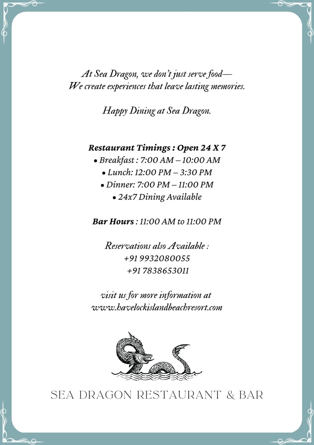 Sea Dragon Food Menu26